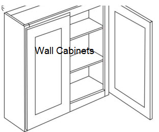 Sage ( Green) Wall Cabinets